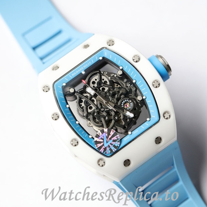 Richard Mille Replica RM055 Rubber strap 50MM - WatchesReplica.is