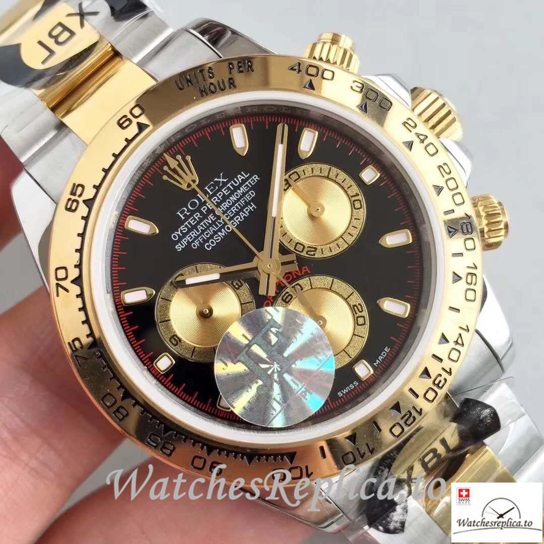 Swiss Rolex Daytona Cosmograph Replica 116503 001 Ceramic Bezel 40MM - WatchesReplica.is