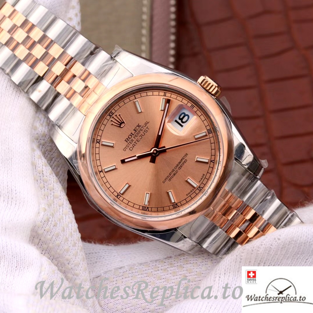Swiss Rolex Datejust Replica 126201 Stainless steel strap 36MM - WatchesReplica.is