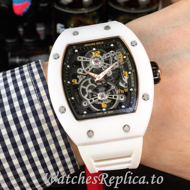 Richard Mille Replica RM17-01 Rubber strap 50MM - WatchesReplica.is