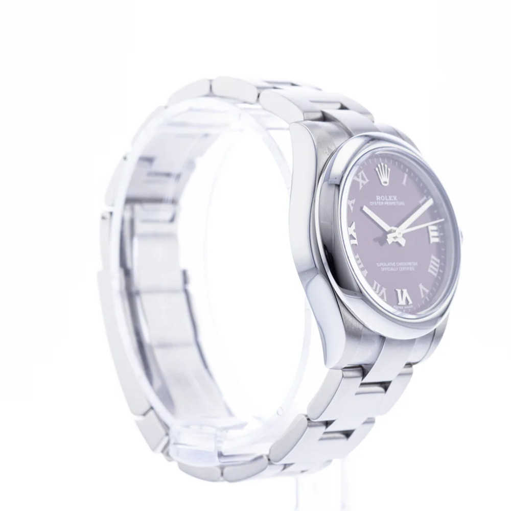 Rolex Oyster Perpetual Purple Dial 177200 31mm - WatchesReplica.is