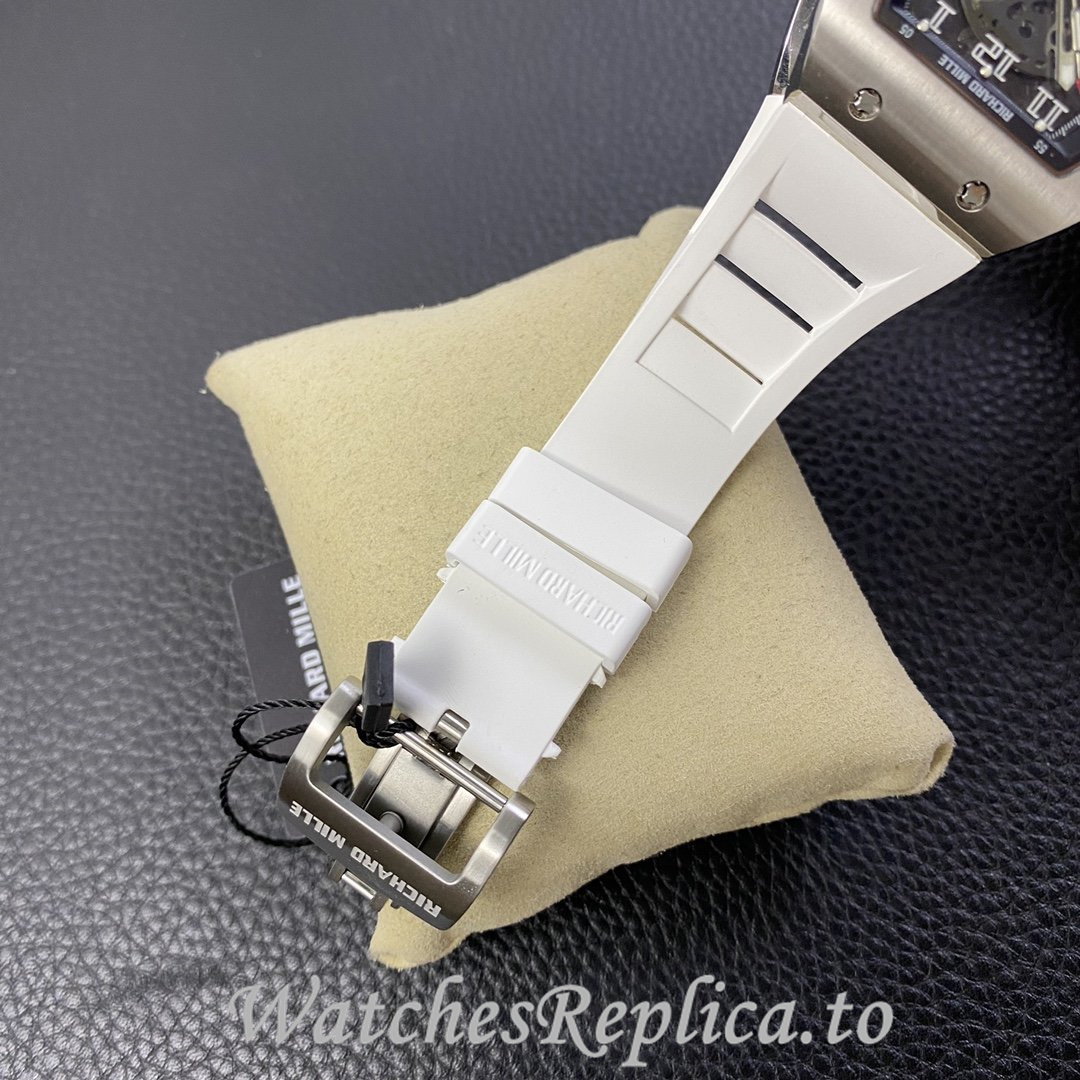 Richard Mille Replica RM010 Rubber strap 48MM - WatchesReplica.is