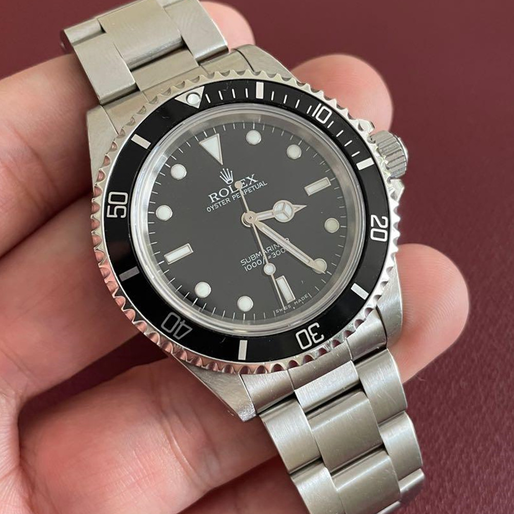 Replica Rolex Submariner Black Dial 14060 - WatchesReplica.is