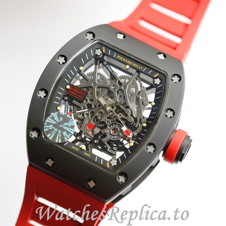 Richard Mille Replica RM035-AMERICA5 Rubber strap 50MM - WatchesReplica.is