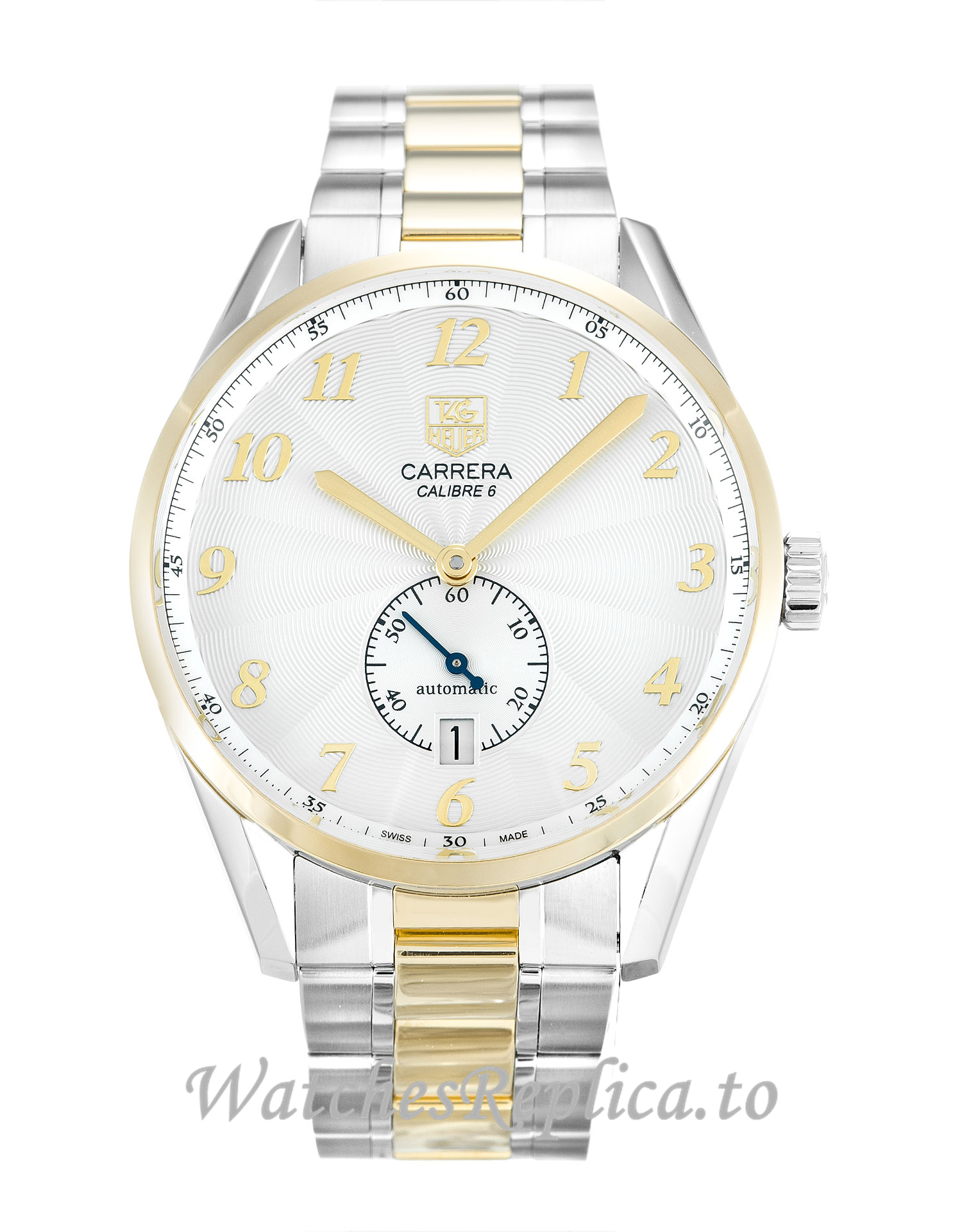 Tag Heuer Carrera Silver Dial WAS2150.BD0733 39MM - WatchesReplica.is