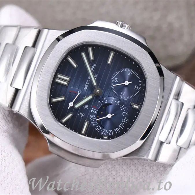 Patek Philippe Replica Nautilus 5712 Stainless steel strap 40MM - WatchesReplica.is