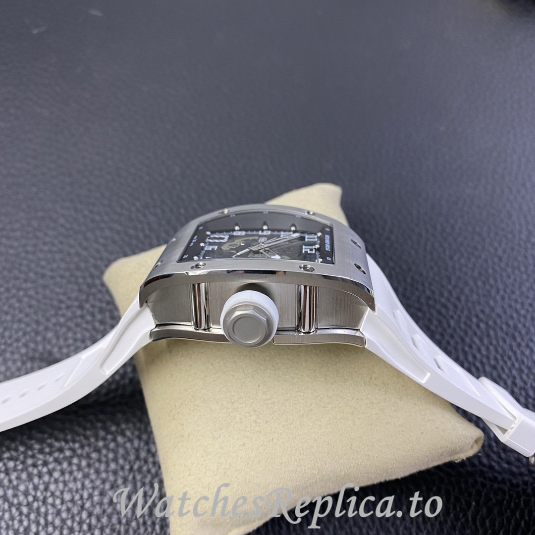Richard Mille Replica RM010 Rubber strap 48MM - WatchesReplica.is