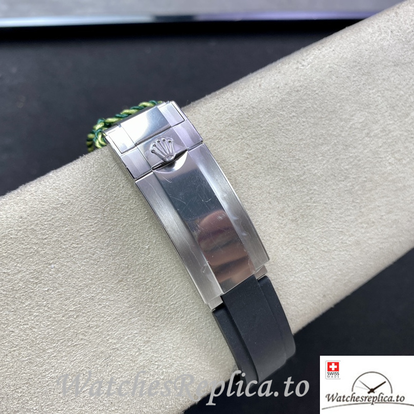 Swiss Rolex Yacht Master Replica 226679TBR Rubber strap 42MM Diamonds Dial - WatchesReplica.is