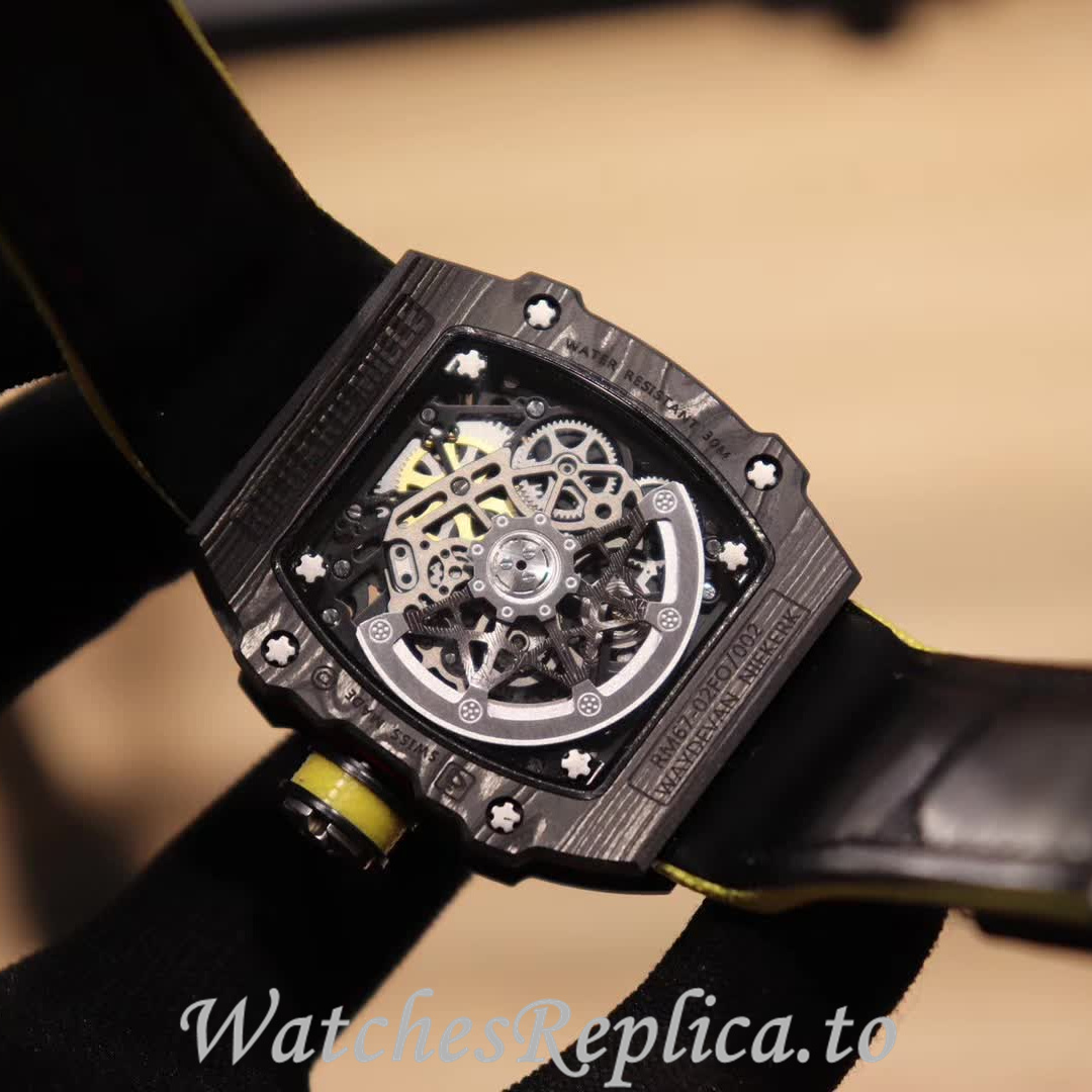 Richard Mille Replica RM67-02 Canvas strap 38.70x47.52MM - WatchesReplica.is