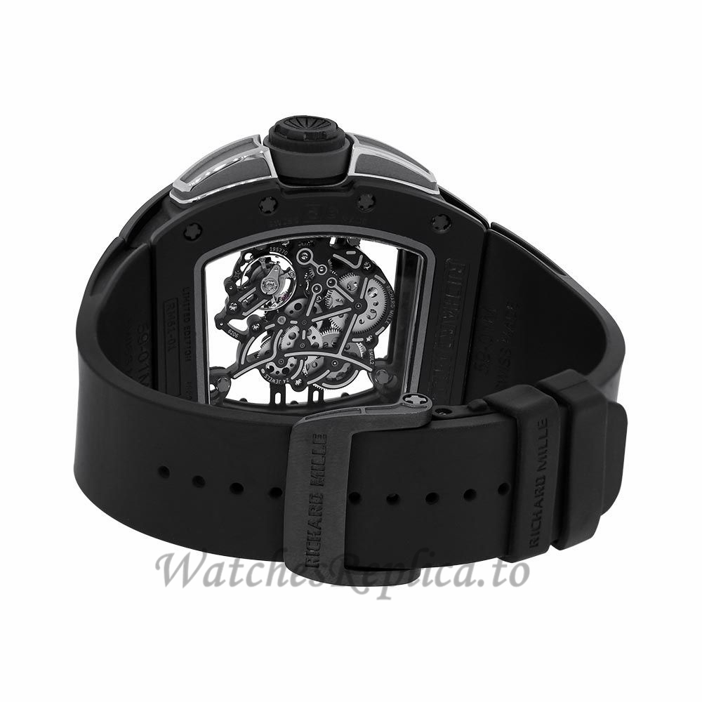 Richard Mille Replica RM61-01 Yohan Blake All Grey Edition TZP Ceramic 50MM Watch RM61-01 78997 - WatchesReplica.is