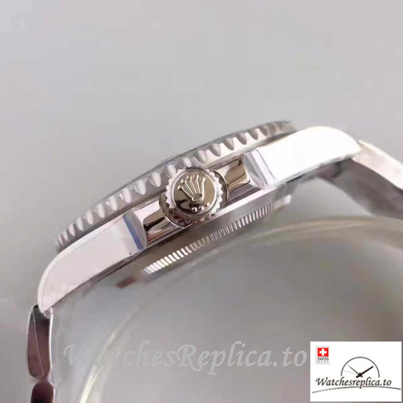 Swiss Rolex Submariner Replica 114060 001 Silver Strap 40MM - WatchesReplica.is