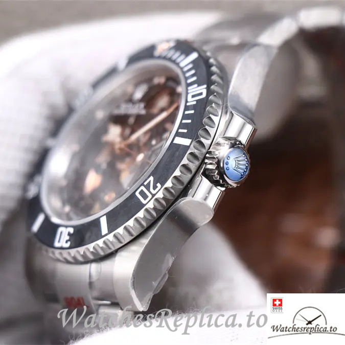 Swiss Rolex Oyster Perpetual 116610LN Replica Rubber strap 40MM - WatchesReplica.is