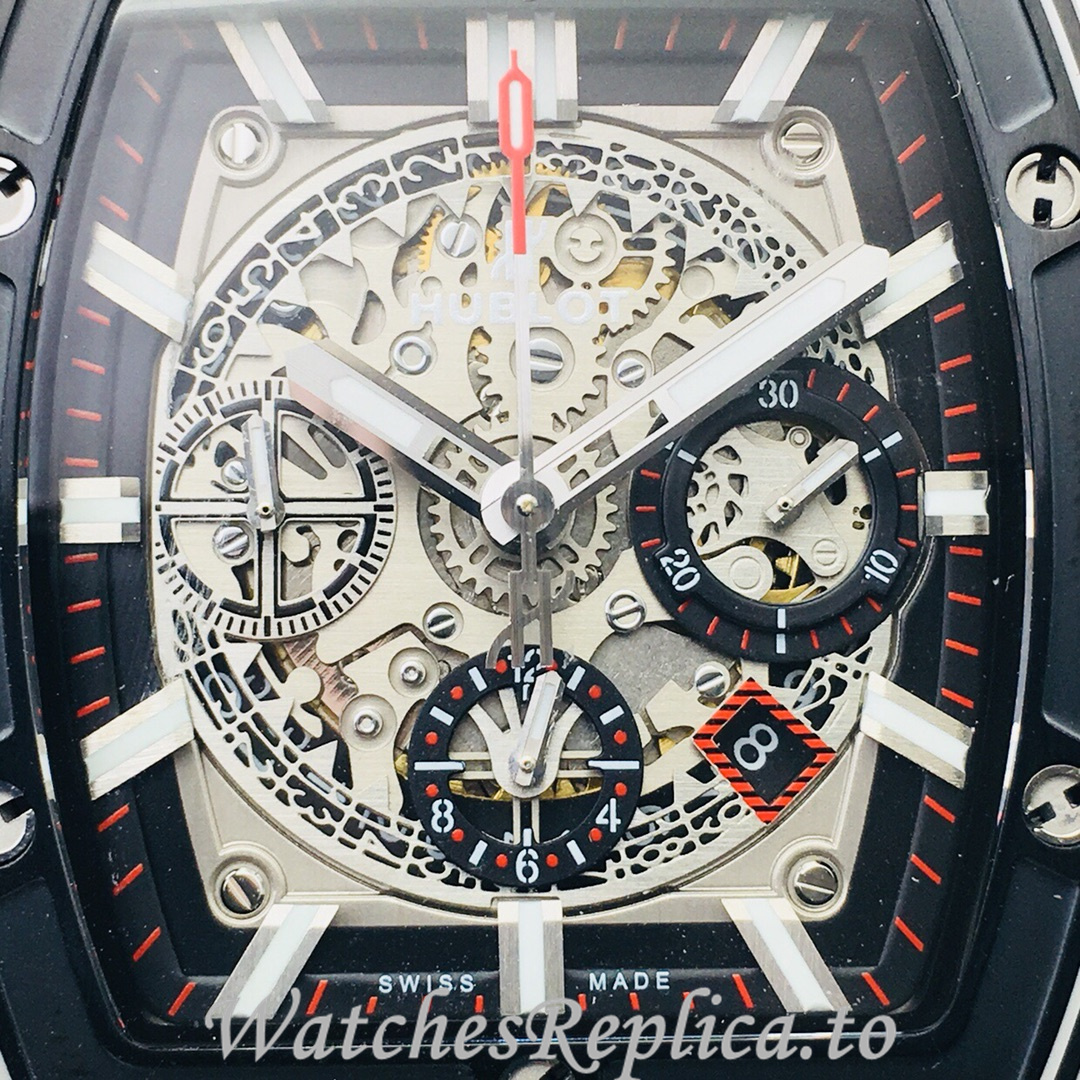Hublot Replica SPIRIT OF BIG BANG Leather strap 42MM - WatchesReplica.is