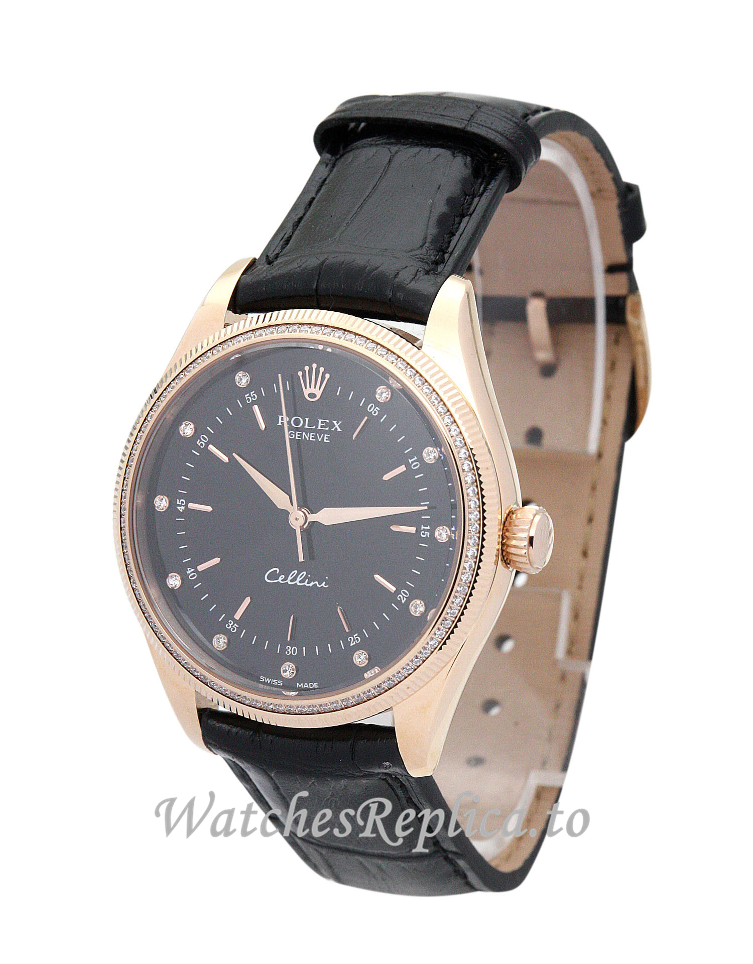 Rolex Cellini Black Dial 5310 - WatchesReplica.is