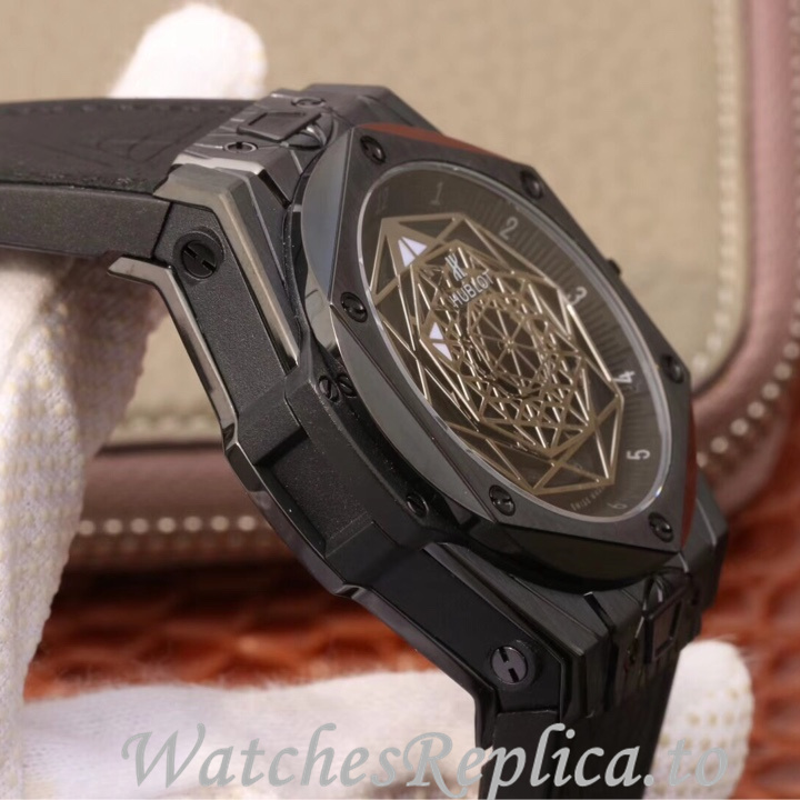 Hublot Replica 415.NX.1112.VR.MXM16 Rubber strap 45MM - WatchesReplica.is
