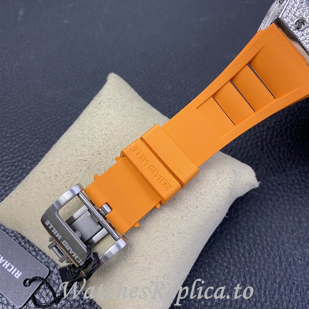 Richard Mille Replica RM010 Rubber strap 48MM - WatchesReplica.is