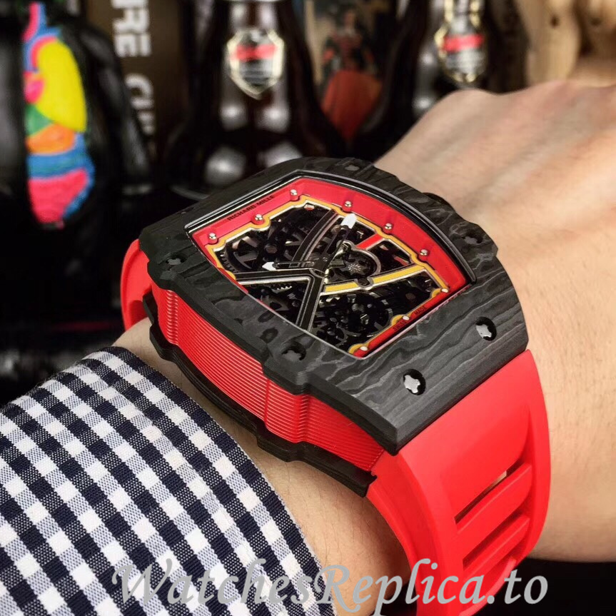 Richard Mille Replica RM67-02 Rubber strap 38.70x47.52MM - WatchesReplica.is