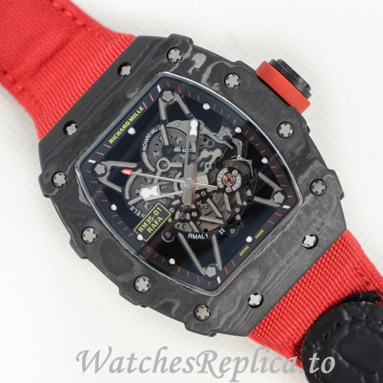 Richard Mille Replica RM35-01 Canvas strap 50MM - WatchesReplica.is