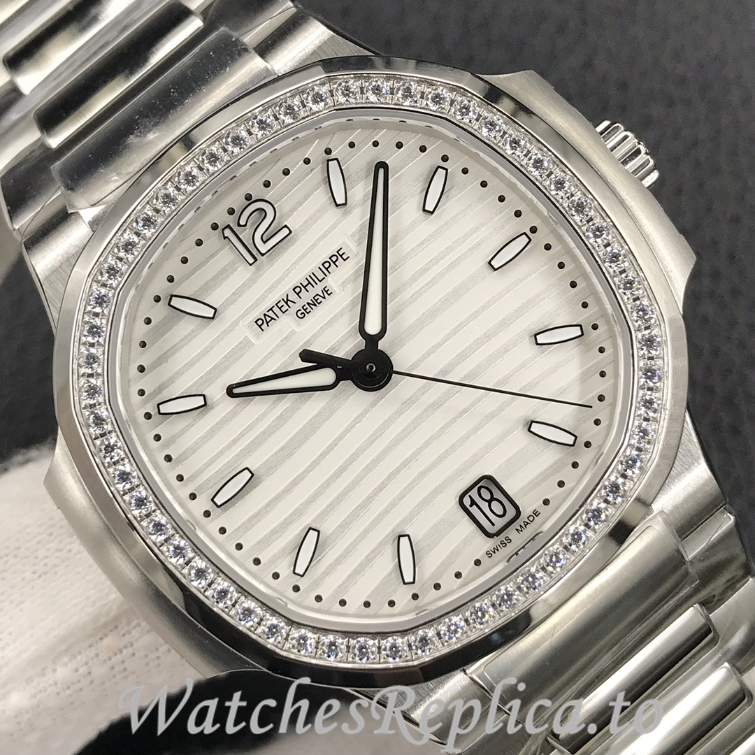 Patek Philippe Replica Nautilus 7118 Stainless steel strap 34MM - WatchesReplica.is