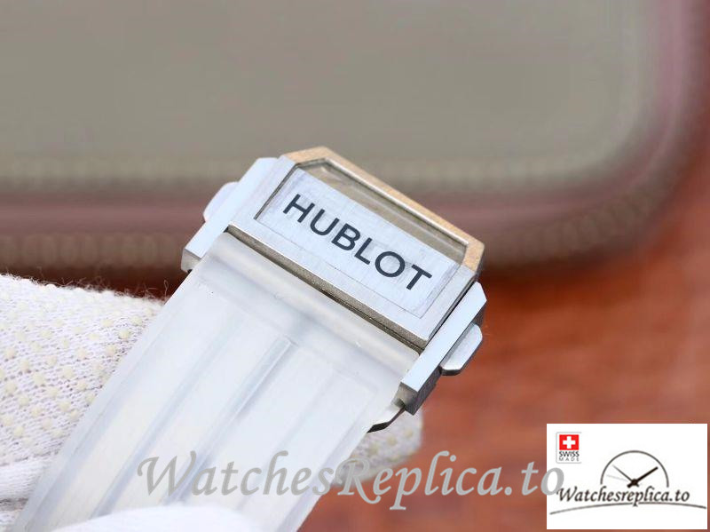 Swiss Hublot Big Bang Unico Replica 411.JX.4802.RT White Transparent Strap 45MM - WatchesReplica.is