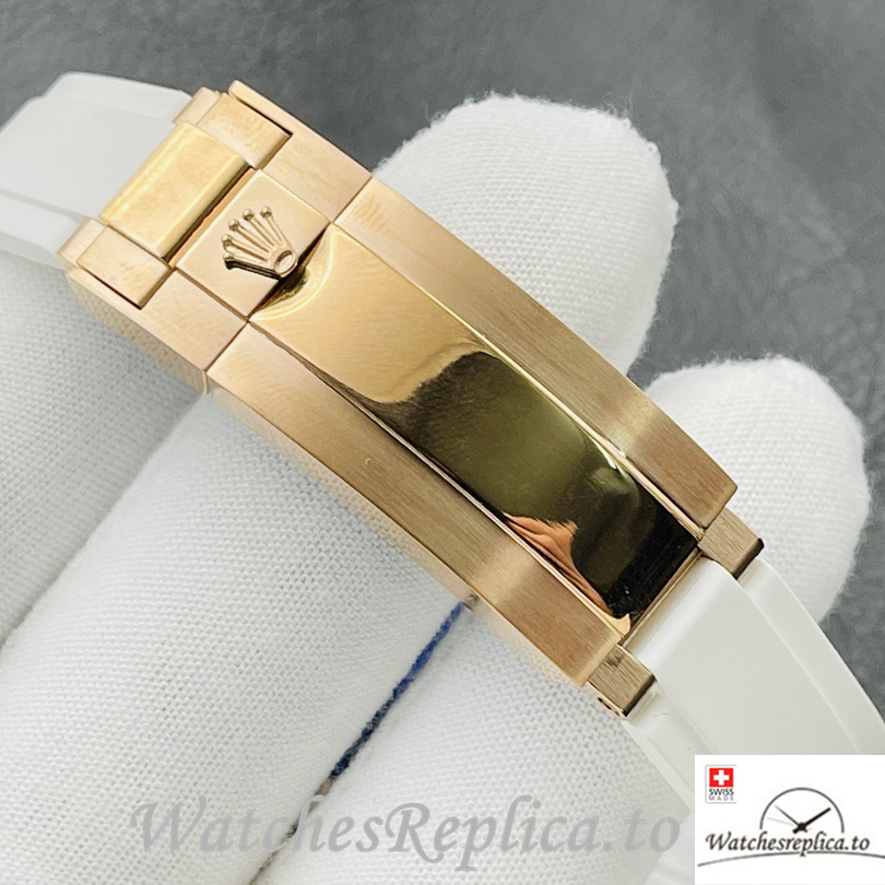 Swiss Rolex Daytona Replica Rubber strap 40MM - WatchesReplica.is