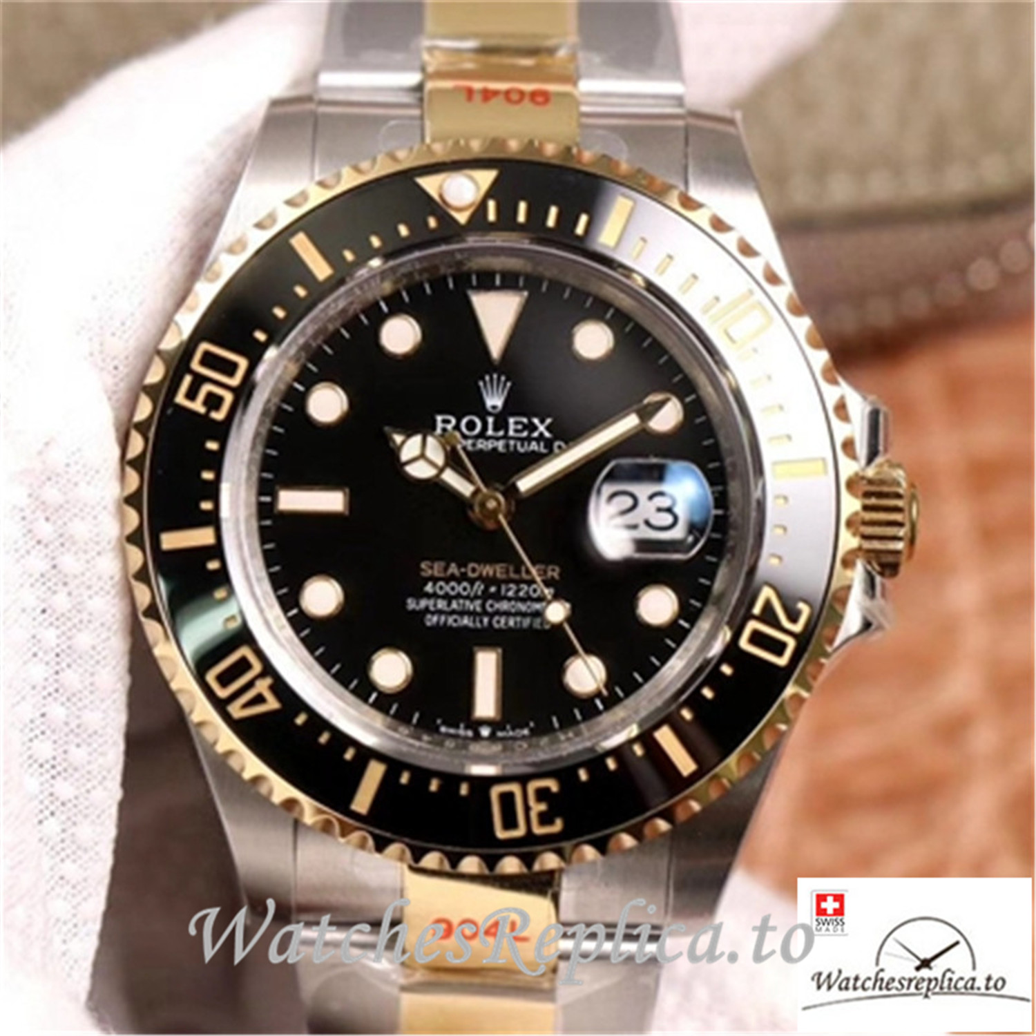 Swiss Rolex Sea Dweller Replica M126603 Black Bezel 43MM - WatchesReplica.is