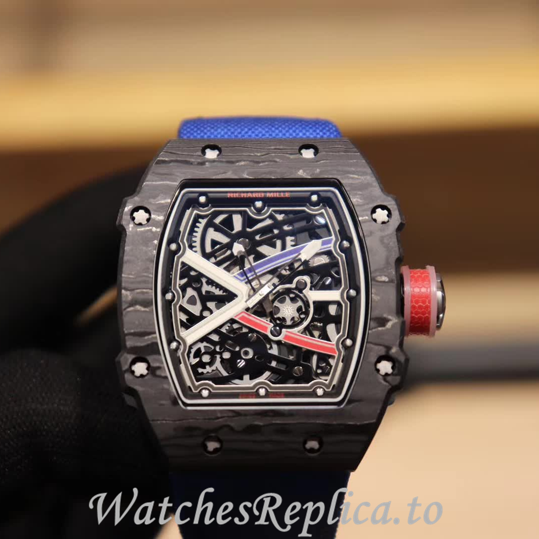 Richard Mille Replica RM67-02 Canvas strap 38.70x47.52MM - WatchesReplica.is