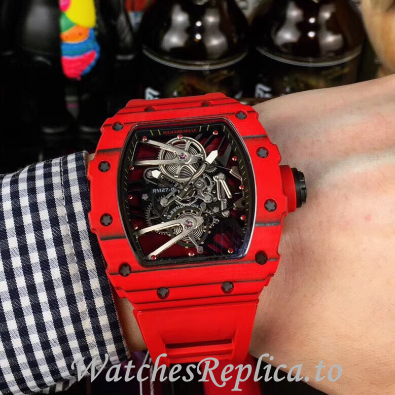 Richard Mille Replica RM27-01 Rubber strap 50MM - WatchesReplica.is