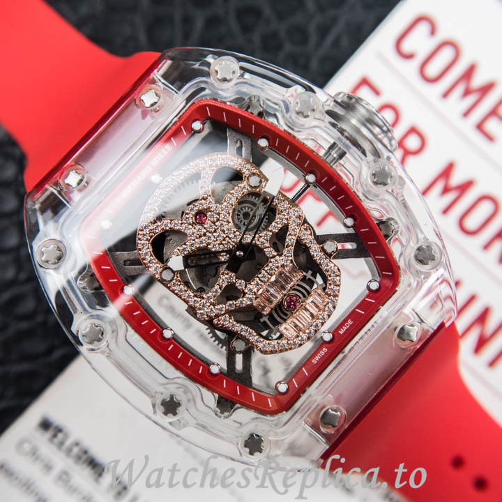 Richard Mille Replica RM052 Rubber strap 50MM - WatchesReplica.is