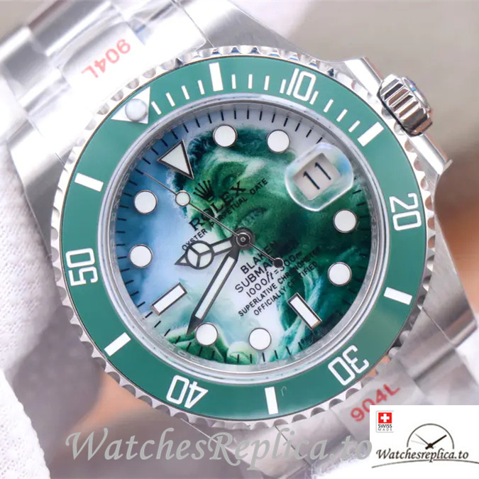 Swiss Rolex Submariner Replica Stainless steel strap 40MM - WatchesReplica.is