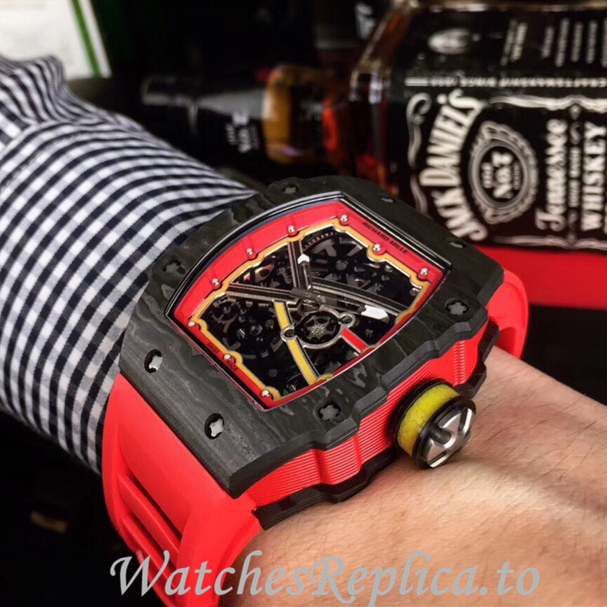 Richard Mille Replica RM67-02 Rubber strap 38.70x47.52MM - WatchesReplica.is