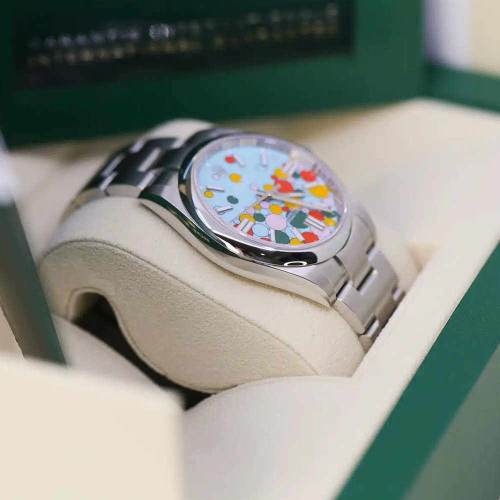 Rolex Oyster Perpetual 124300-0008 Celebration Dial 41 mm - WatchesReplica.is