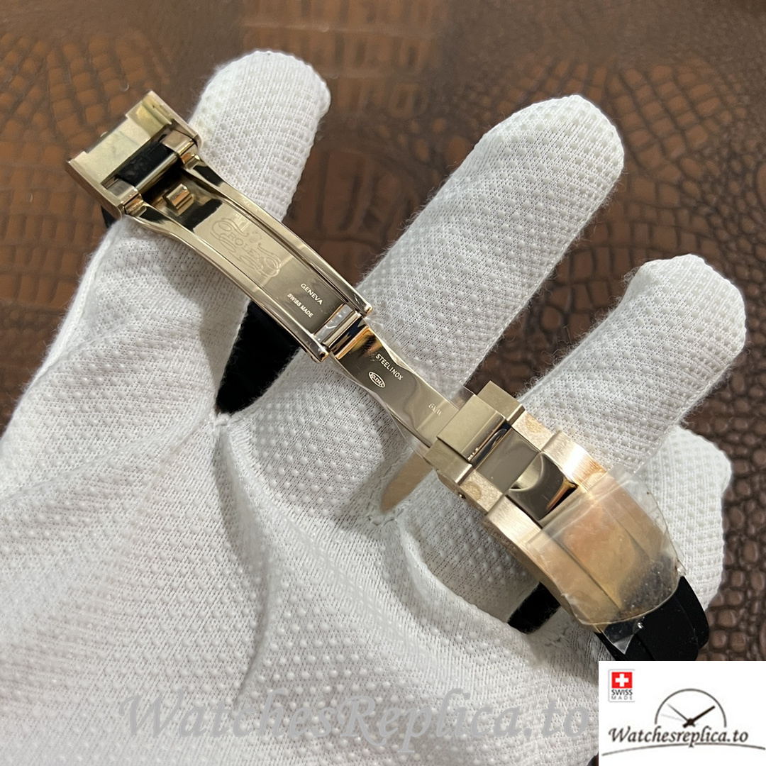 Swiss Rolex Sky Dweller 326938 Replica Rubber strap 42MM - WatchesReplica.is