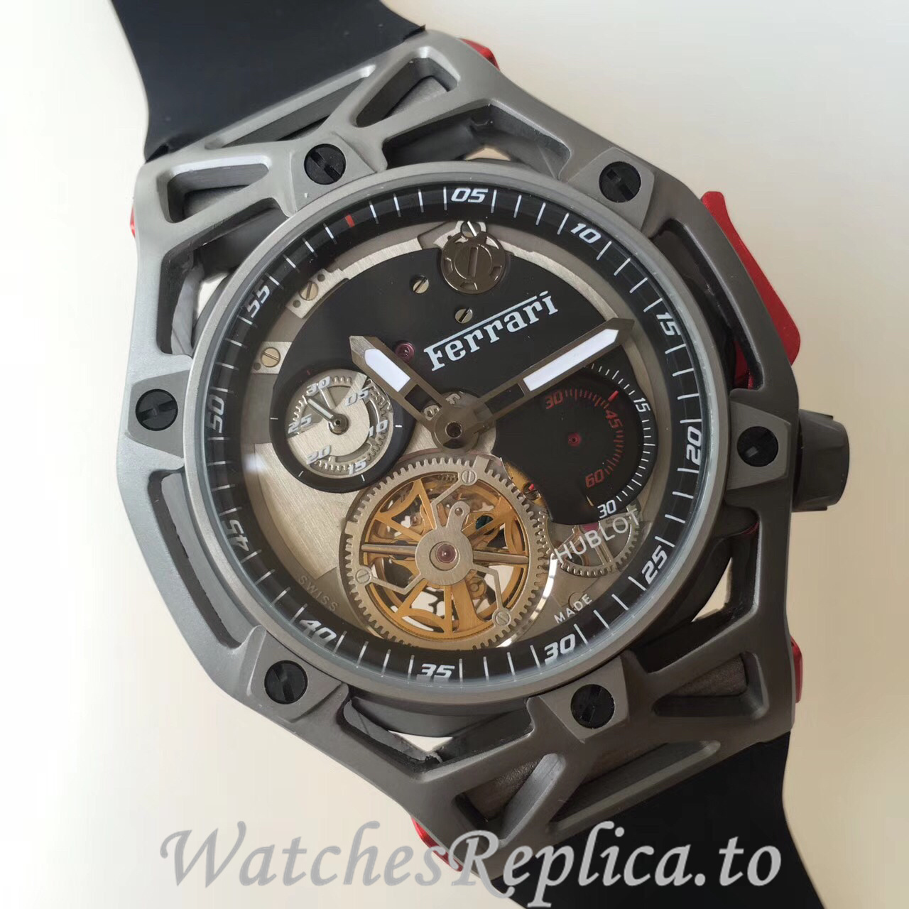 Hublot Replica Ferrari Rubber strap 43MM - WatchesReplica.is