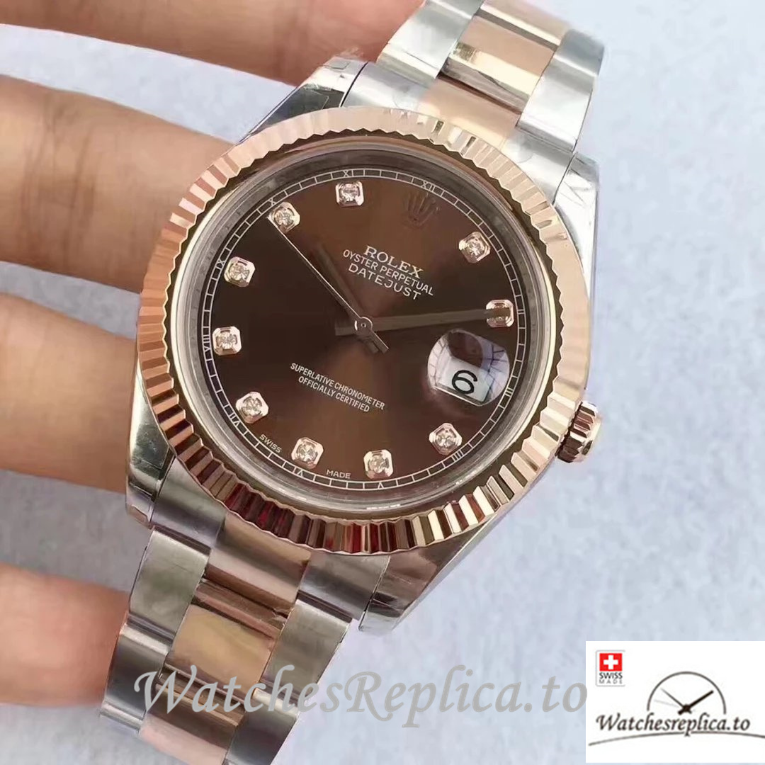 Swiss Rolex Datejust Replica 126331 Stainless steel strap 41MM - WatchesReplica.is