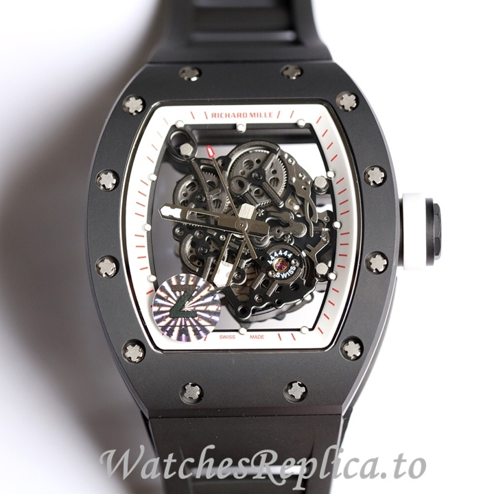 Richard Mille Replica RM055 Rubber strap 50MM - WatchesReplica.is