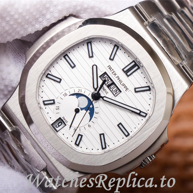 Patek Philippe Replica Nautilus 5726 Stainless steel strap 40.5MM - WatchesReplica.is