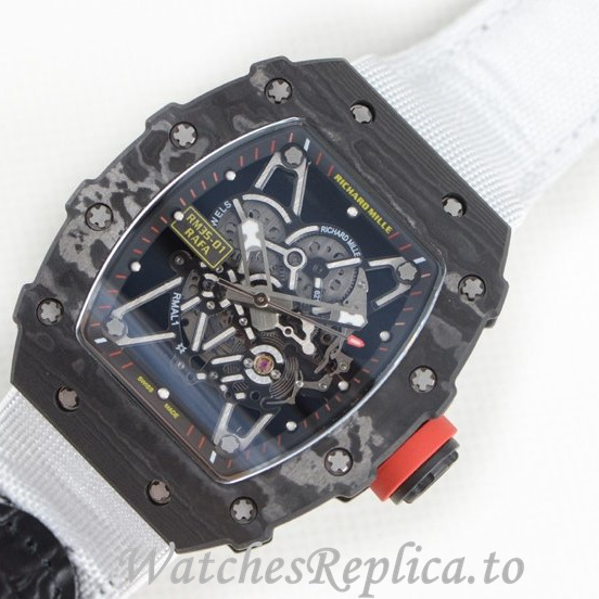 Richard Mille Replica RM35-01 Canvas strap 50MM - WatchesReplica.is