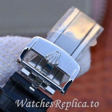 Swiss Rolex Day Date Replica 118135 Leather strap 36MM - WatchesReplica.is