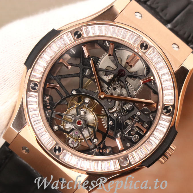 Hublot Replica Classic Fusion Series Leather strap 45MM - WatchesReplica.is