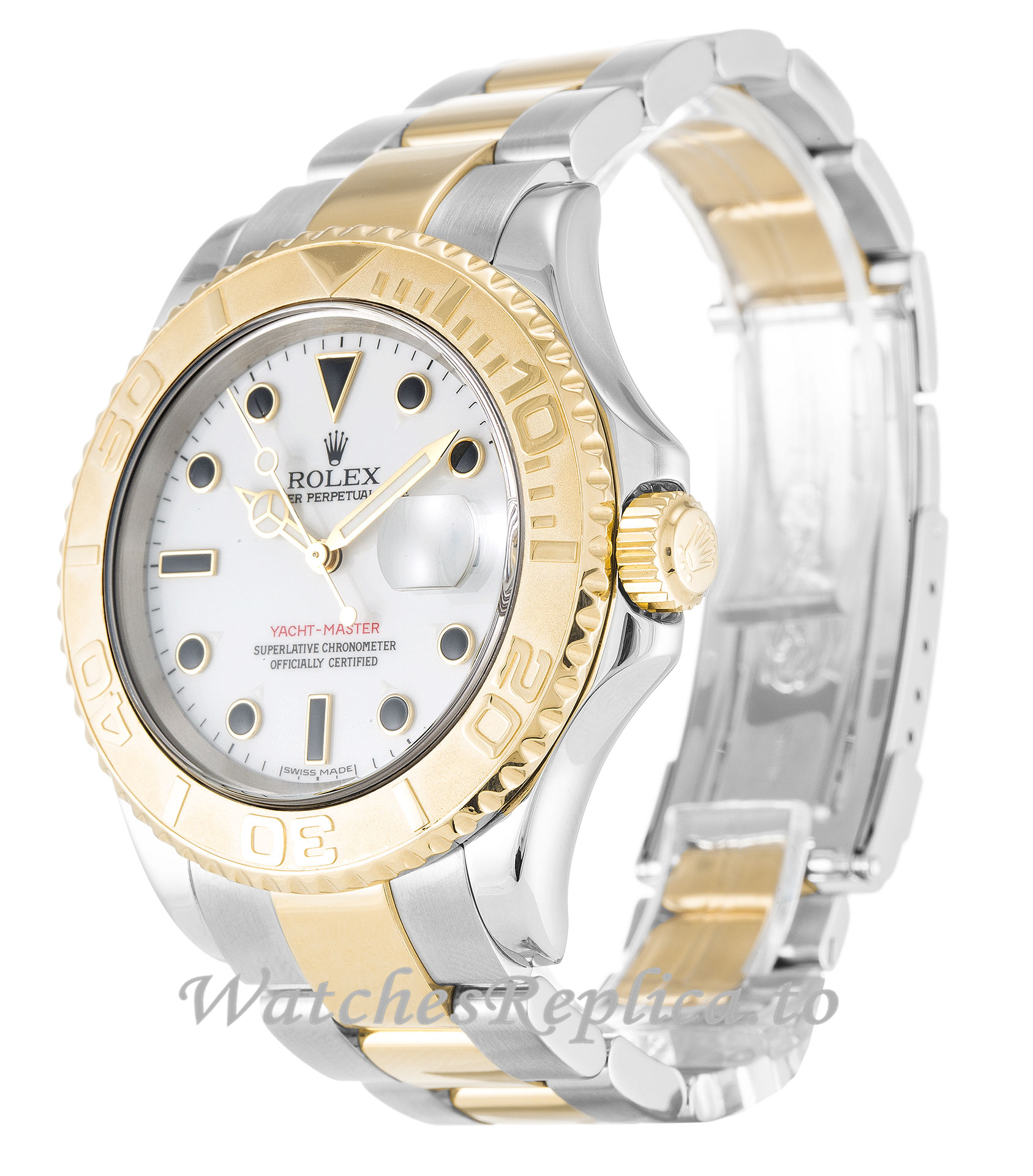 Rolex Yacht Master White Dial 16623 - WatchesReplica.is