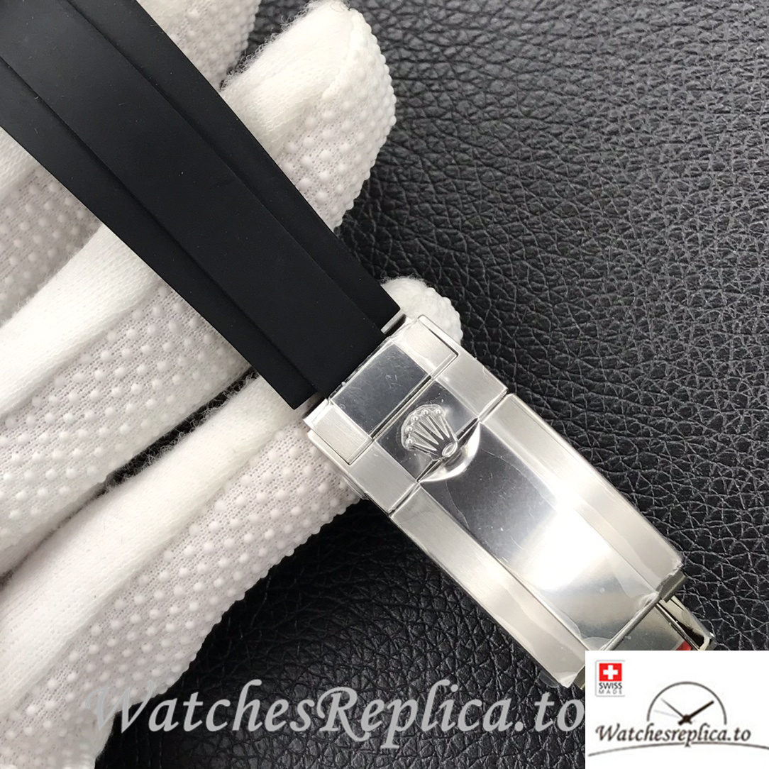 Swiss Rolex Daytona Replica 116520 Rubber strap 40MM - WatchesReplica.is
