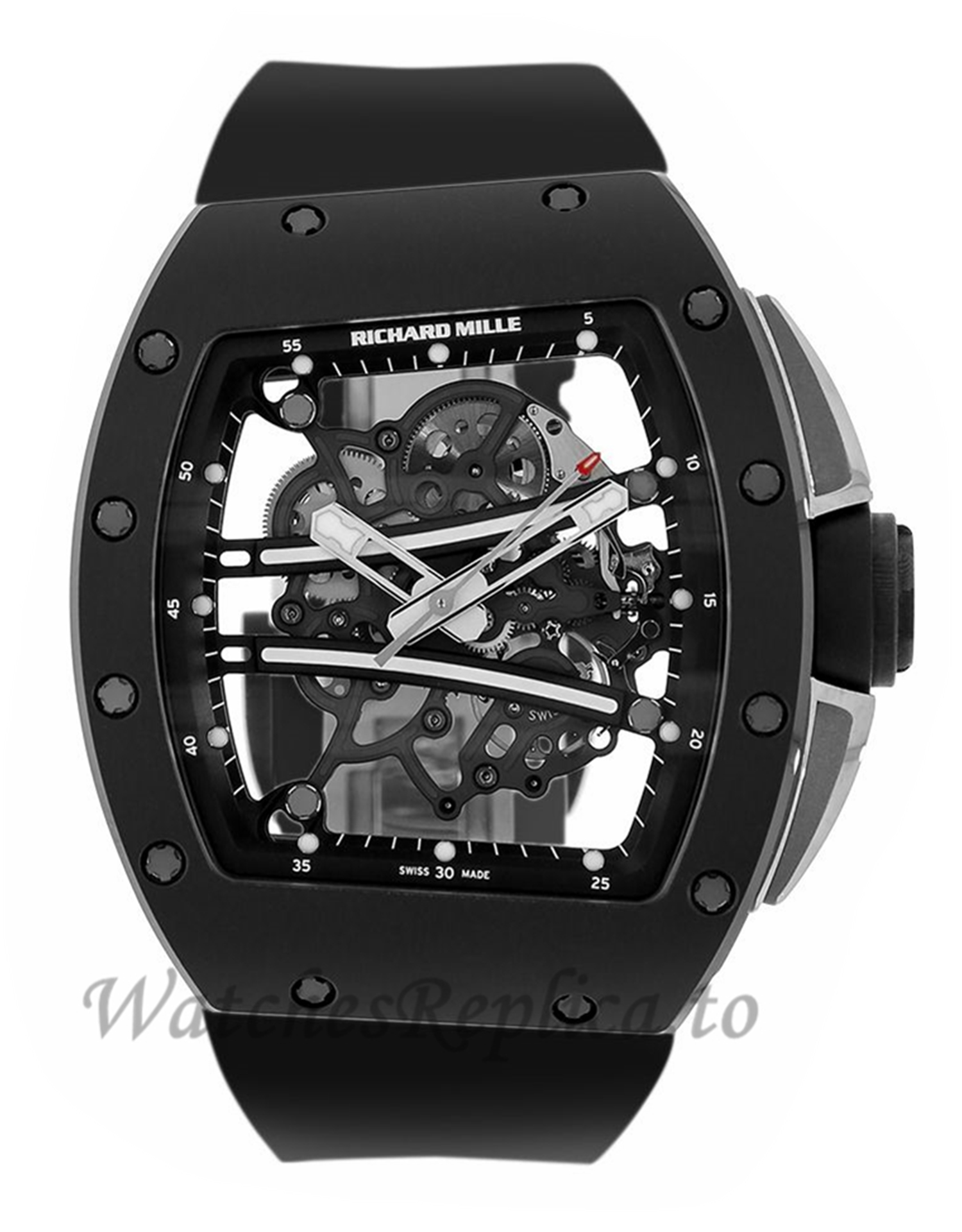 Richard Mille Replica RM61-01 Yohan Blake All Black Edition TZP Ceramic 50MM Watch RM61-01 78996 - WatchesReplica.is