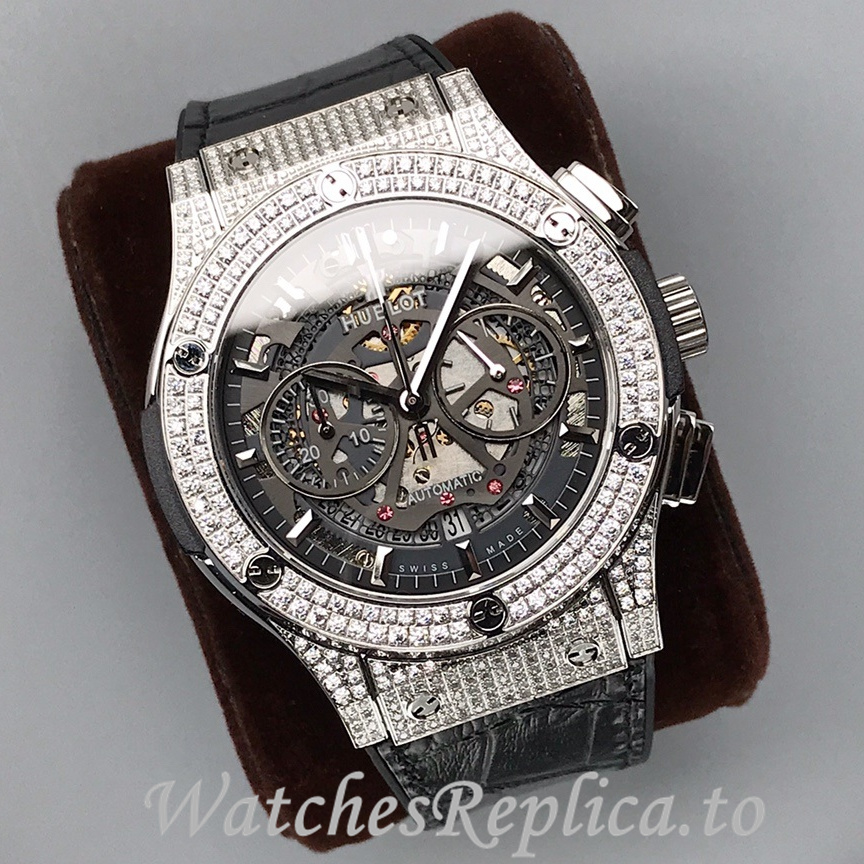 Hublot Replica Classic Fusion Leather strap 45MM - WatchesReplica.is
