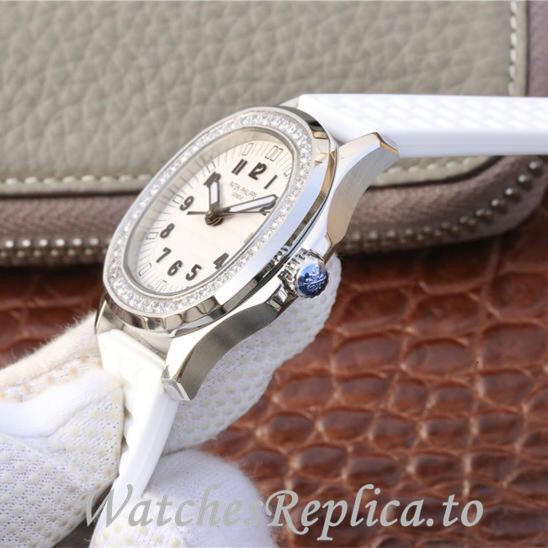 Patek Philippe Replica Aquanaut 5068 Rubber strap 35.6MM - WatchesReplica.is