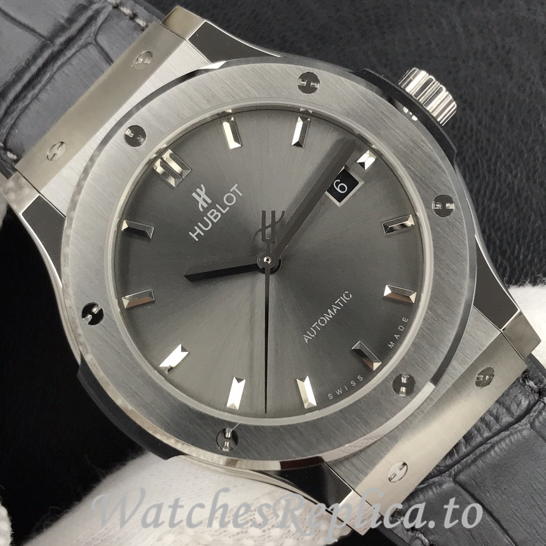 Hublot Replica Classic Fusion Series Leather strap 42MM - WatchesReplica.is