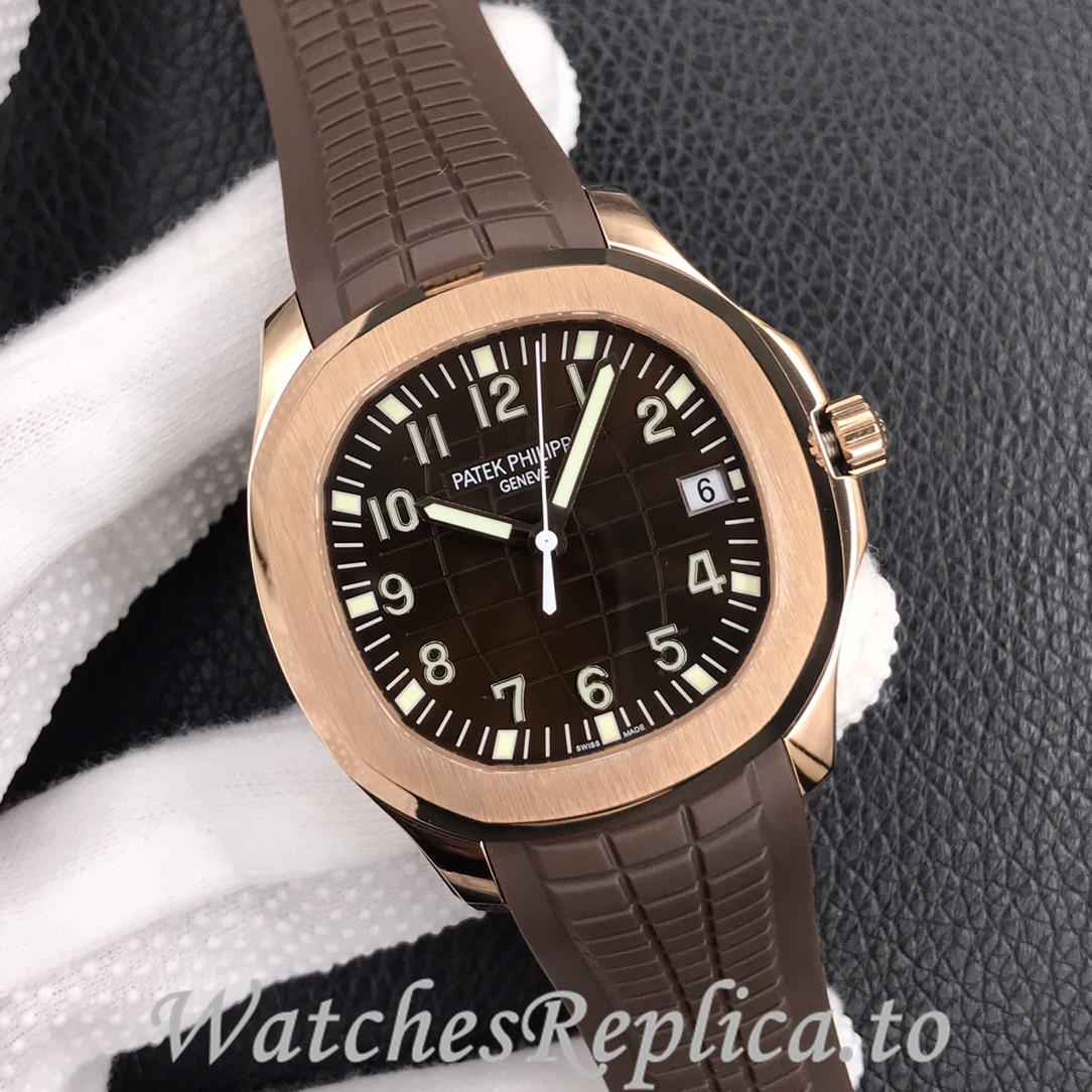 Patek Philippe Replica Aquanaut 5167 Rubber strap 40MM - WatchesReplica.is