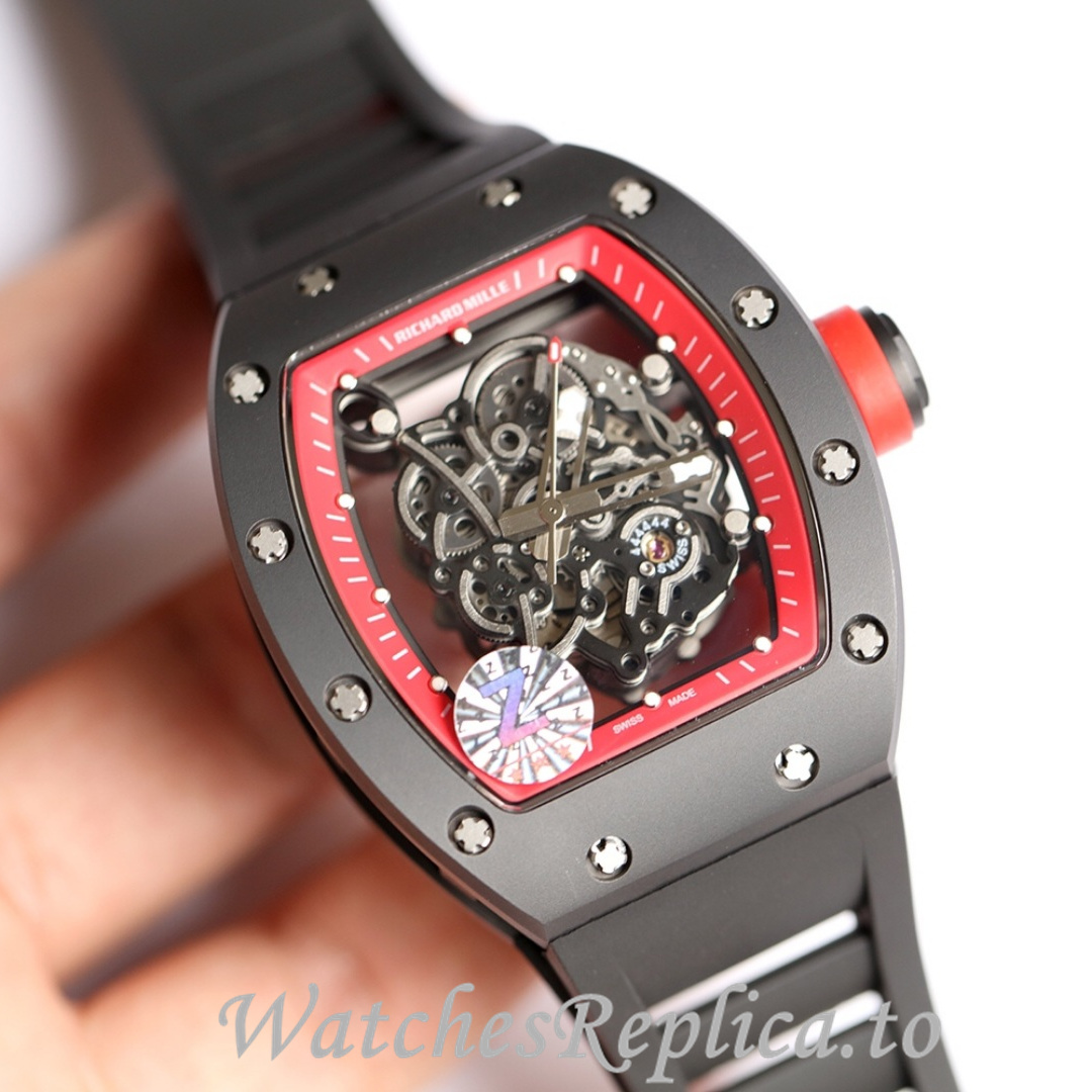 Richard Mille Replica RM055 Rubber strap 50MM - WatchesReplica.is