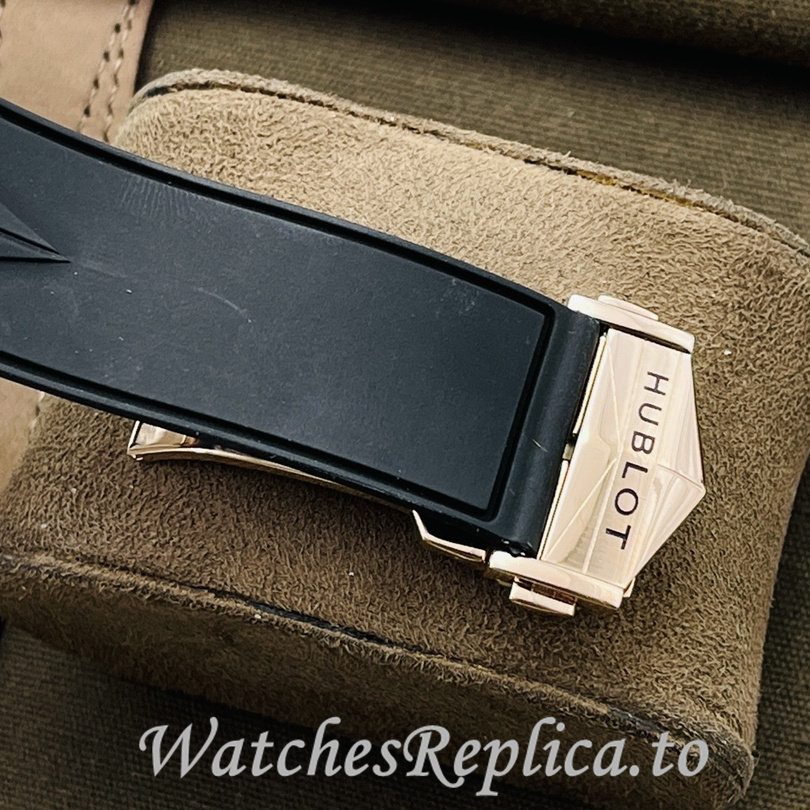 Hublot Replica Big Bang Sang Bleu II Rubber strap 45MM - WatchesReplica.is