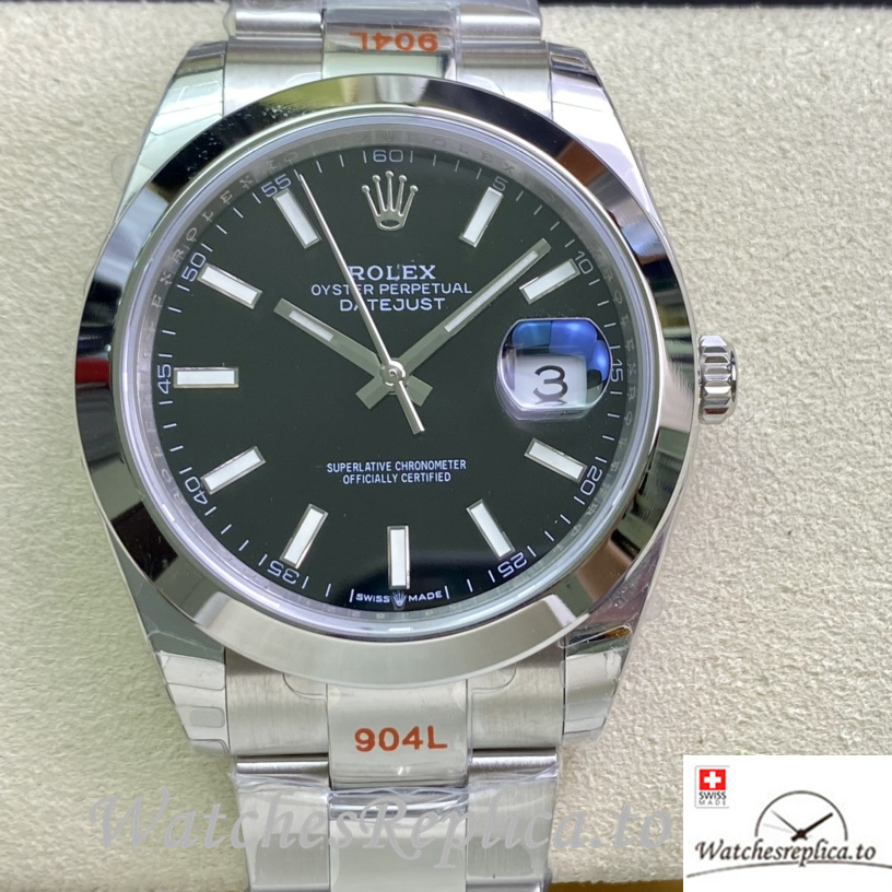 Swiss Rolex Datejust Replica 126331 Stainless steel strap 41MM - WatchesReplica.is